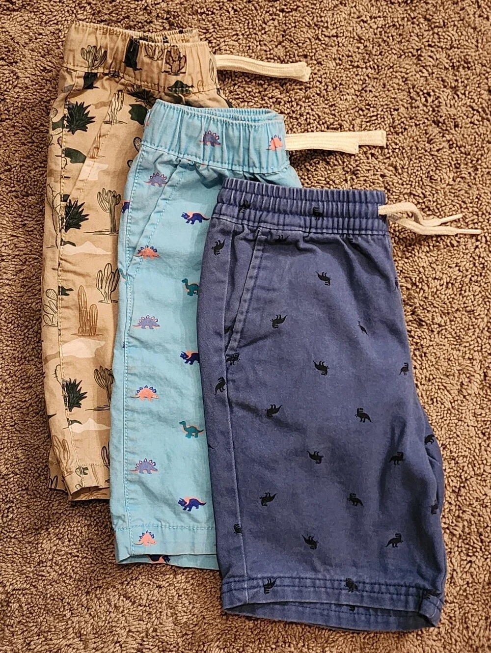 Boys Shorts Size 5T, Children's Place (2 Pairs) & Old Navy (1 Pair), Drawstring